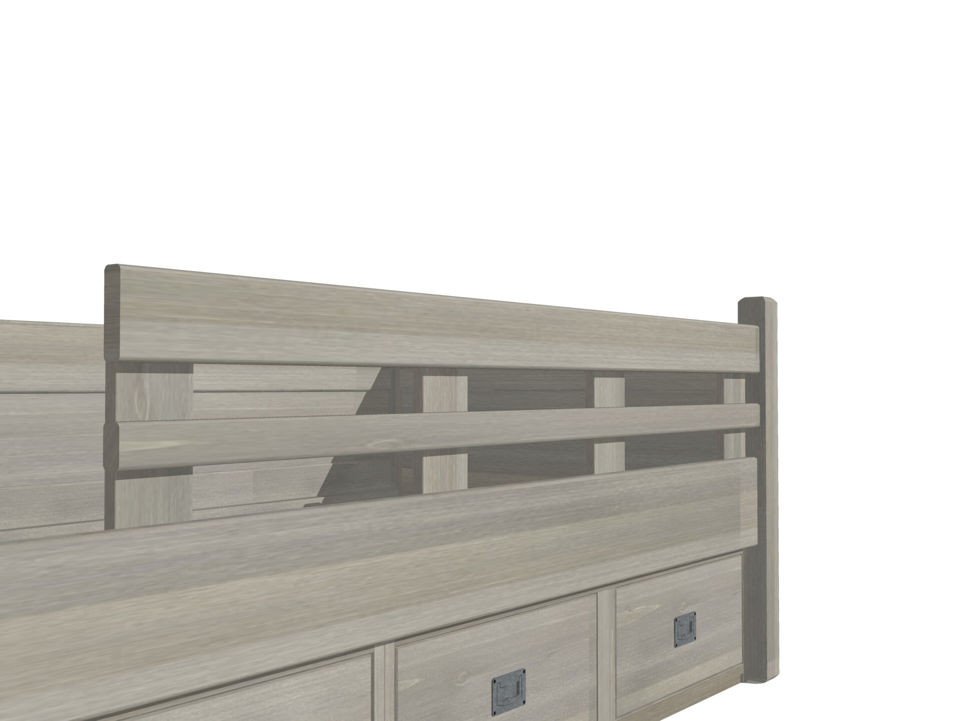 Valbeveiliging kinderbed Stone Grey